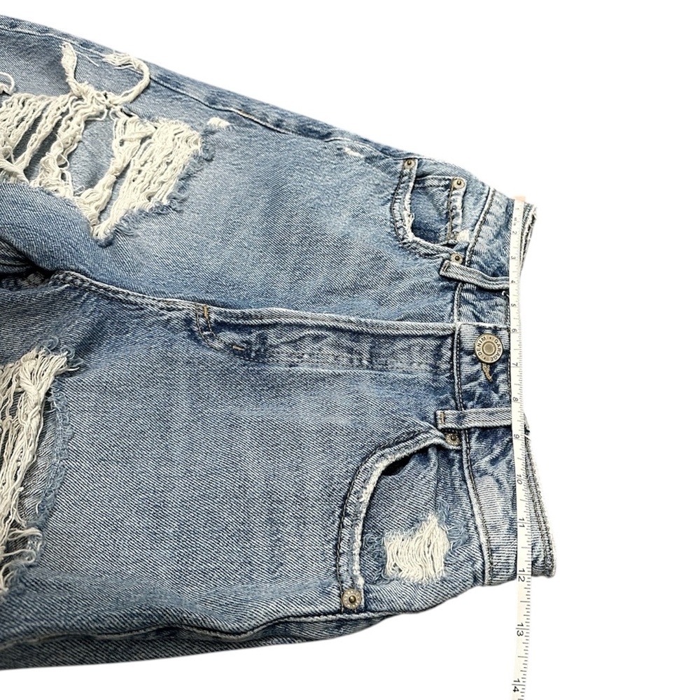 Garage High-Waisted Distressed Button Fly Jeans | Size 0 - Picture 7 of 10